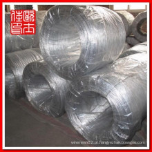 Electro galvanizado Wire Roll (fio de ferro preto haste)